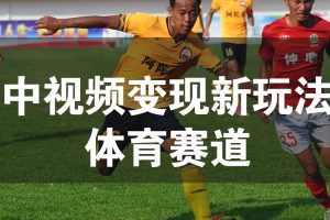 中视频变现新玩法，体育赛道