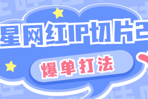 明星网红IP切片2.0，爆单打法（介绍、授权、实操、工具箱）