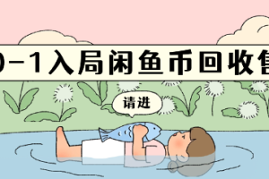 从0-1入局闲鱼币回收售卖