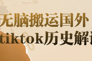 无脑搬运国外tiktok历史解说