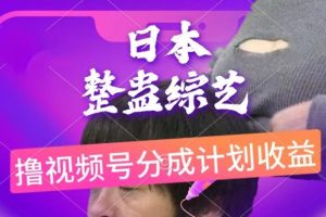 日本整蛊综艺，撸视频号分成计划收益，每天只需一小时，新手小白轻松上手